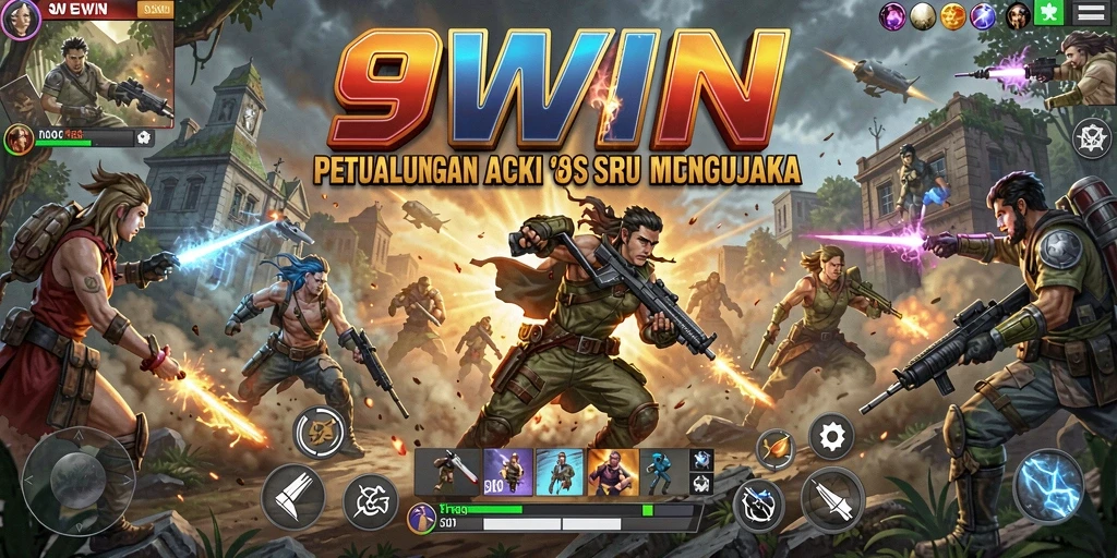 Tangkapan layar gameplay 9WIN yang menampilkan aksi mendebarkan.
