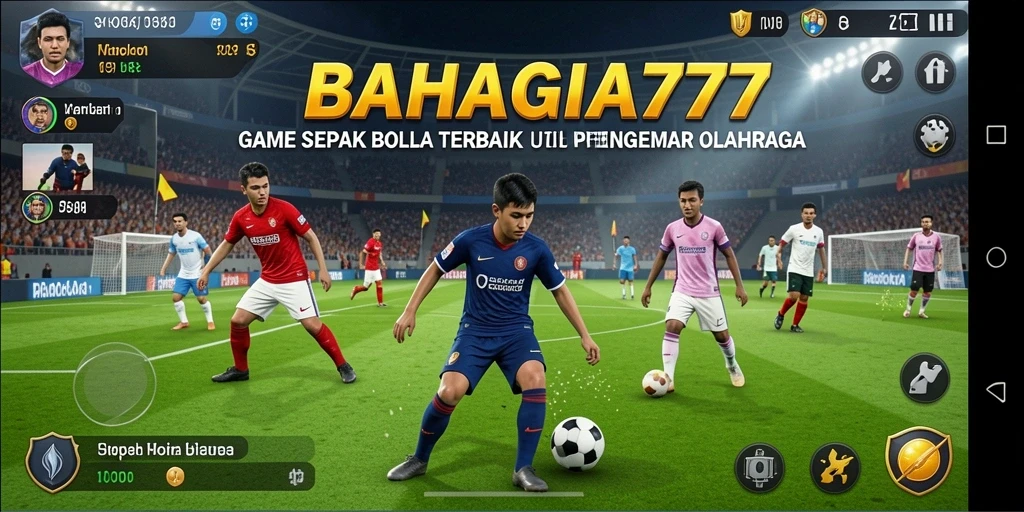 Tampilan gameplay yang menegangkan dalam BAHAGIA777.