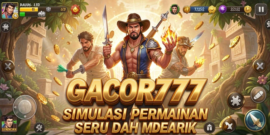 Tampilan gameplay GACOR777 yang seru dan interaktif.