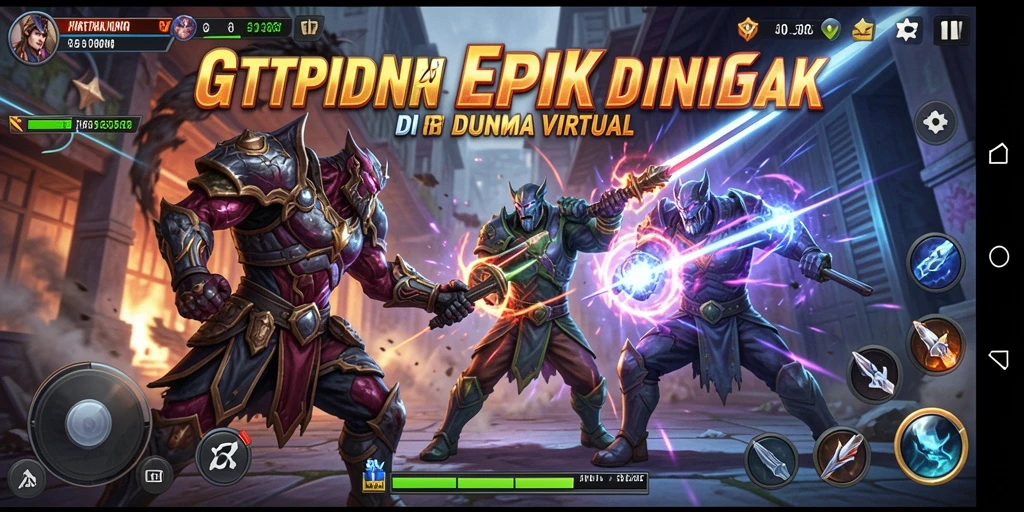 Tampilan seru gameplay GTPIDN dalam pertarungan tak terlupakan.