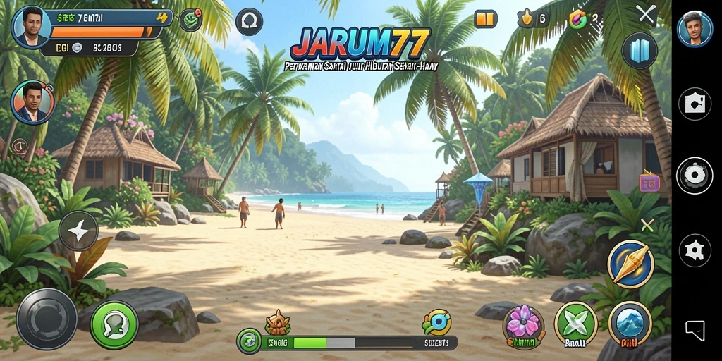 Gameplay JARUM77 yang menyenangkan dan penuh warna.