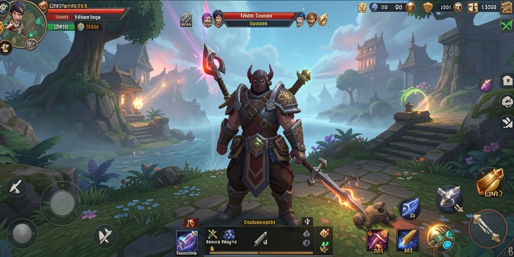 Screenshot utama LDN11 menampilkan aksi seru dalam game ARPG.