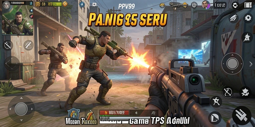 Screenshot gameplay PPV99 yang menampilkan aksi pertempuran seru.