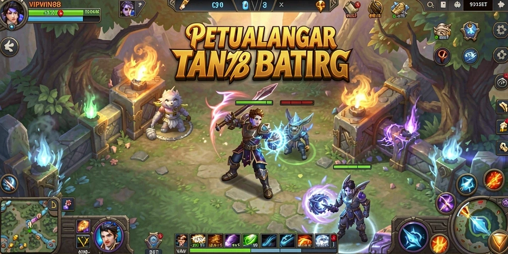 Tampilan gameplay <strong>VIPWIN88</strong> dengan aksi seru dan karakter menarik.